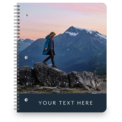 Gallery of One Banner Large Notebook, 8.5x11, Multicolor