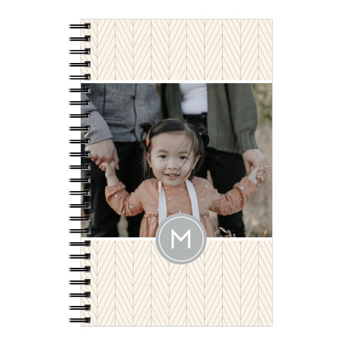 Monogram Seal 5x8 Notebook, 5x8, Gray