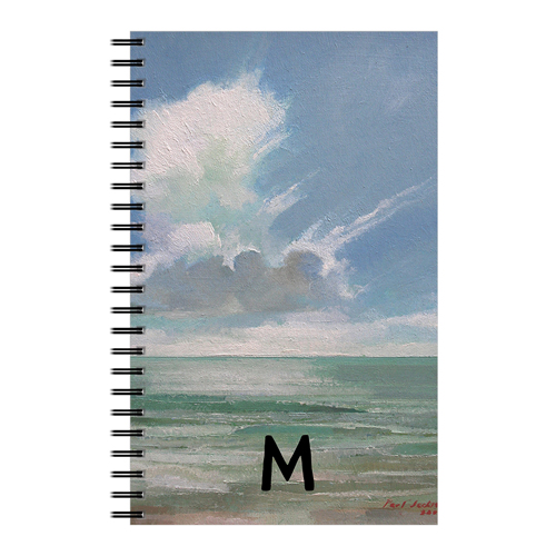 Breezy Sea Custom Text 5x8 Notebook, 5x8, Multicolor