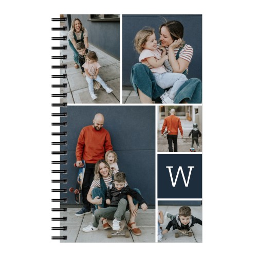 Gallery Monogram 5x8 Notebook, 5x8, Multicolor