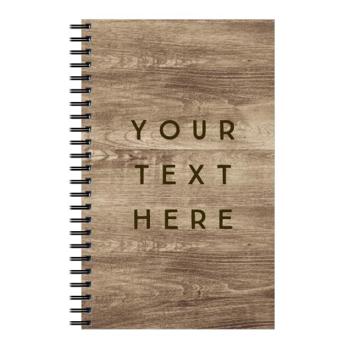 Your Text Here 5x8 Notebook, 5x8, Multicolor