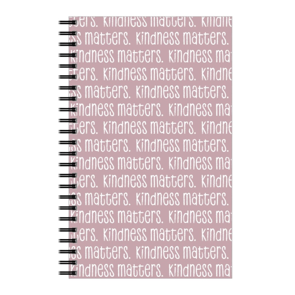 Kindness Matters Notebook, 5x8, Pink