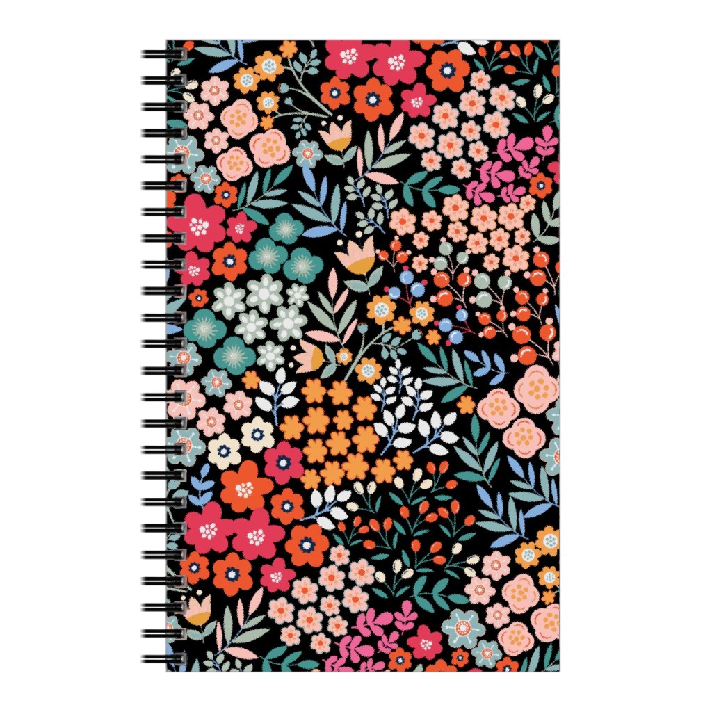 Summer Flower Notebook, 5x8, Multicolor