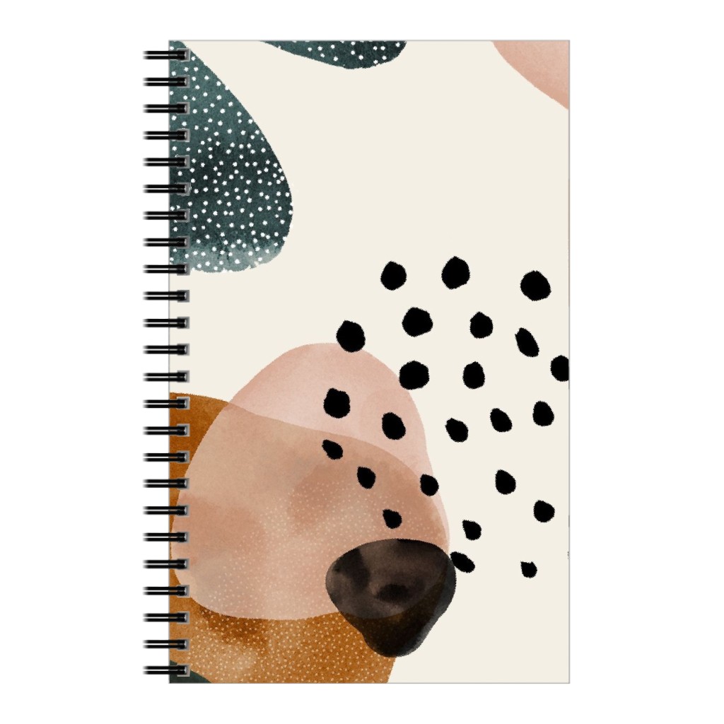 Geometric Pattern - Muted Notebook, 5x8, Multicolor