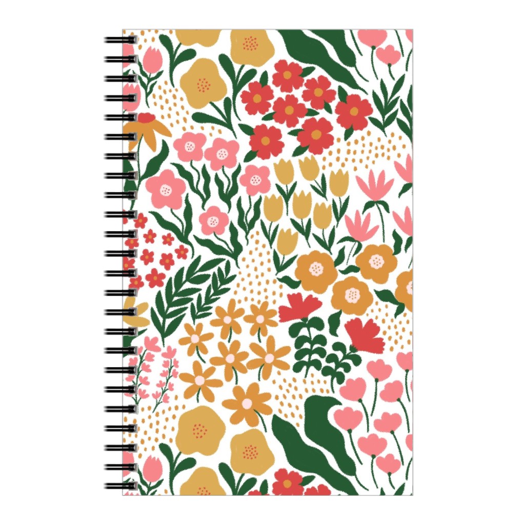 Wild Meadow - Light Notebook, 5x8, Multicolor