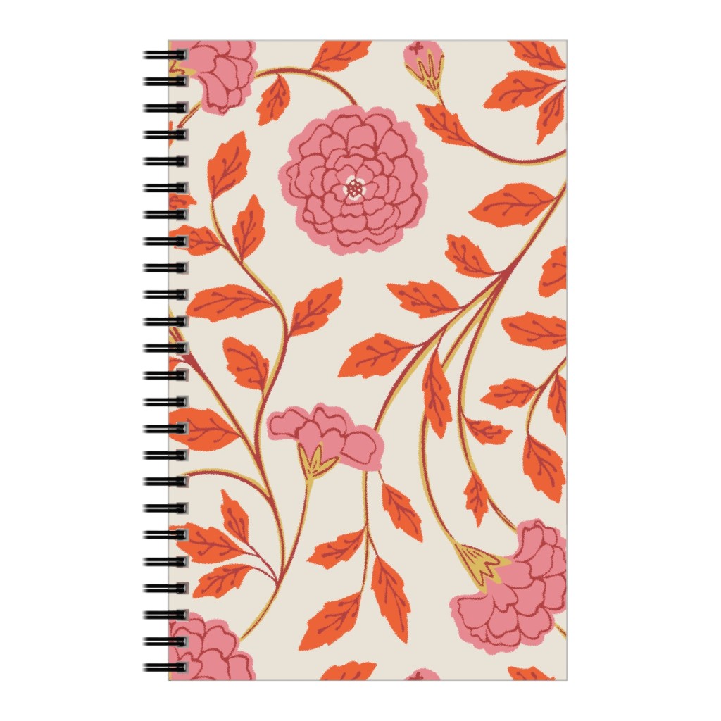 Naisha's Garden Notebook, 5x8, Pink