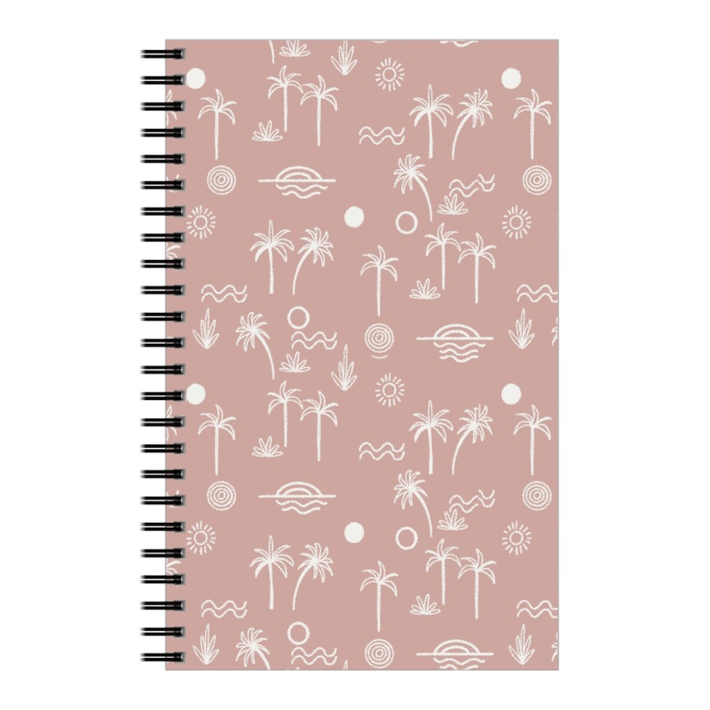 Summer Sun - Rose Notebook, 5x8, Pink