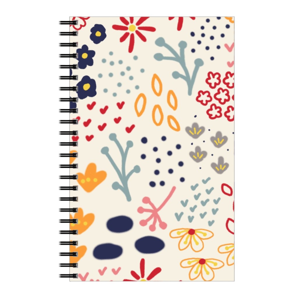 Summer Floral - Light Notebook, 5x8, Multicolor