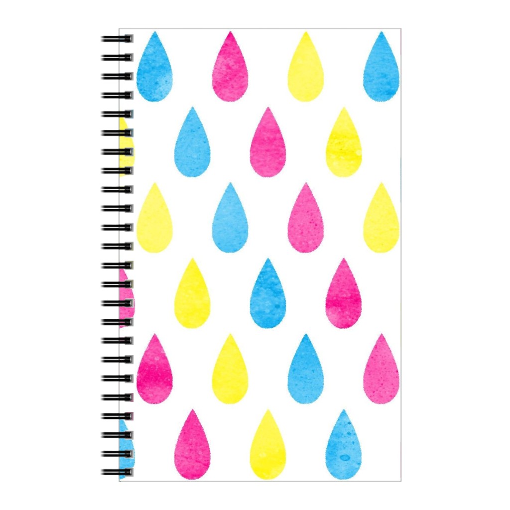 Drops Notebook, 5x8, Multicolor