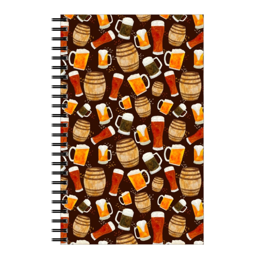 Beer Home Brew - Brown Notebook, 5x8, Multicolor