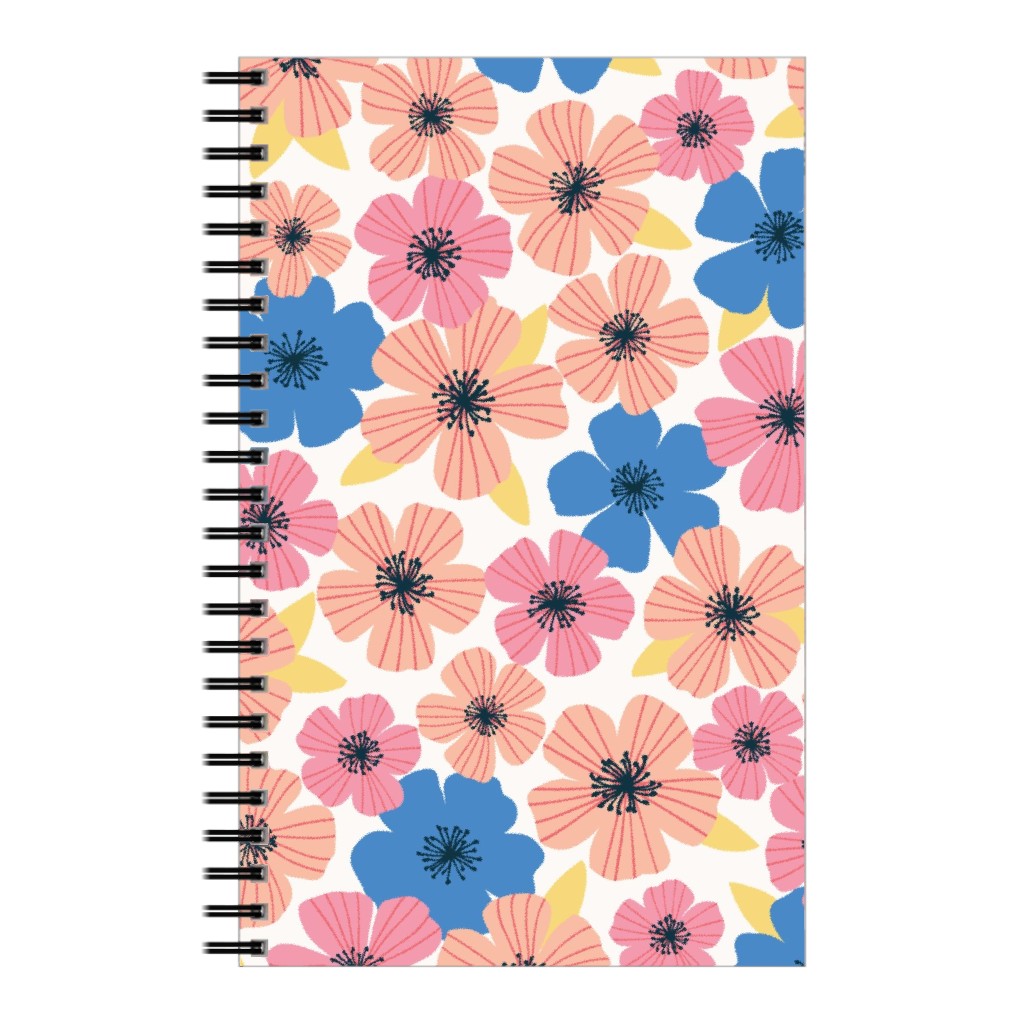 Flowerburst - Summer Mix Notebook, 5x8, Pink