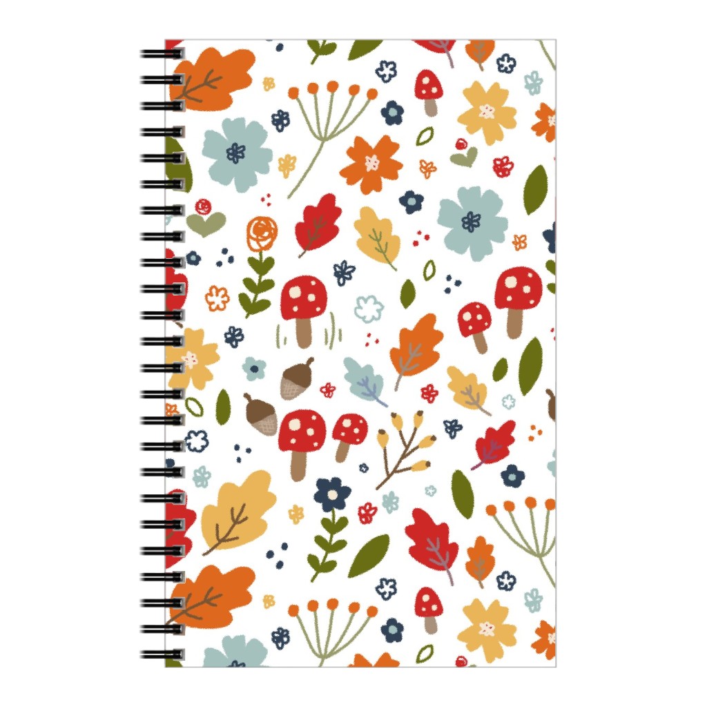 Woodland Floral - Multi Notebook, 5x8, Multicolor