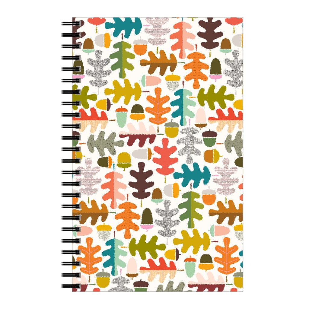Autumn Oak Tree - Multi Notebook, 5x8, Multicolor