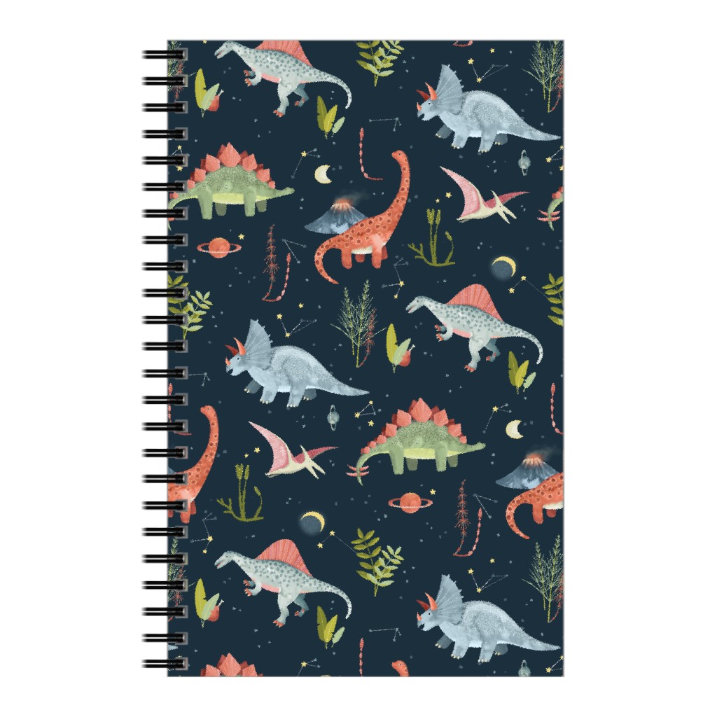 Dinosaur Cosmic Night - Multi Notebook, 5x8, Multicolor