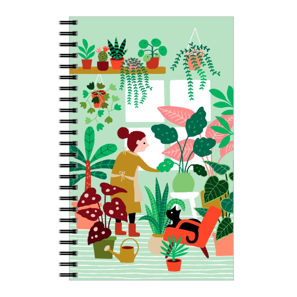 Living Room Garden - Multi Notebook, 5x8, Multicolor
