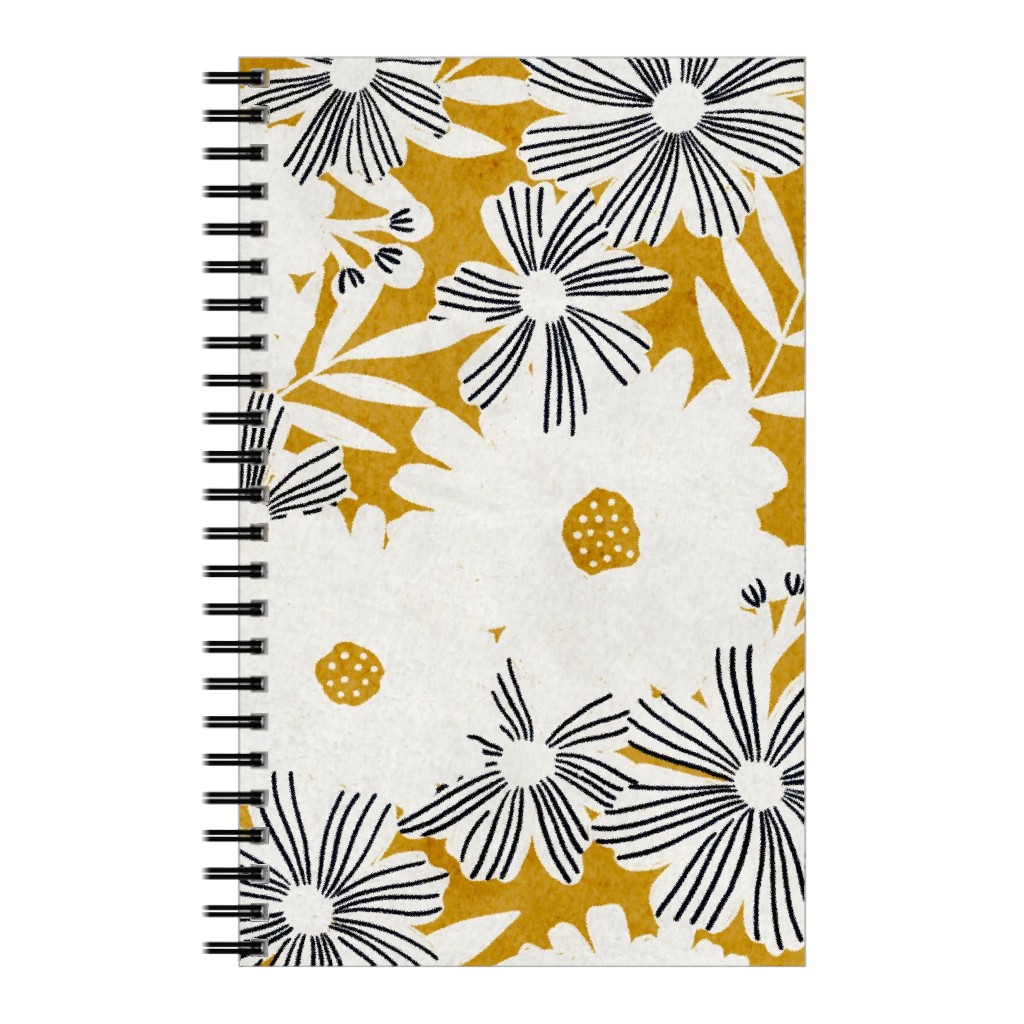 Stacy - Mustard Notebook, 5x8, Yellow, Classic Yellow