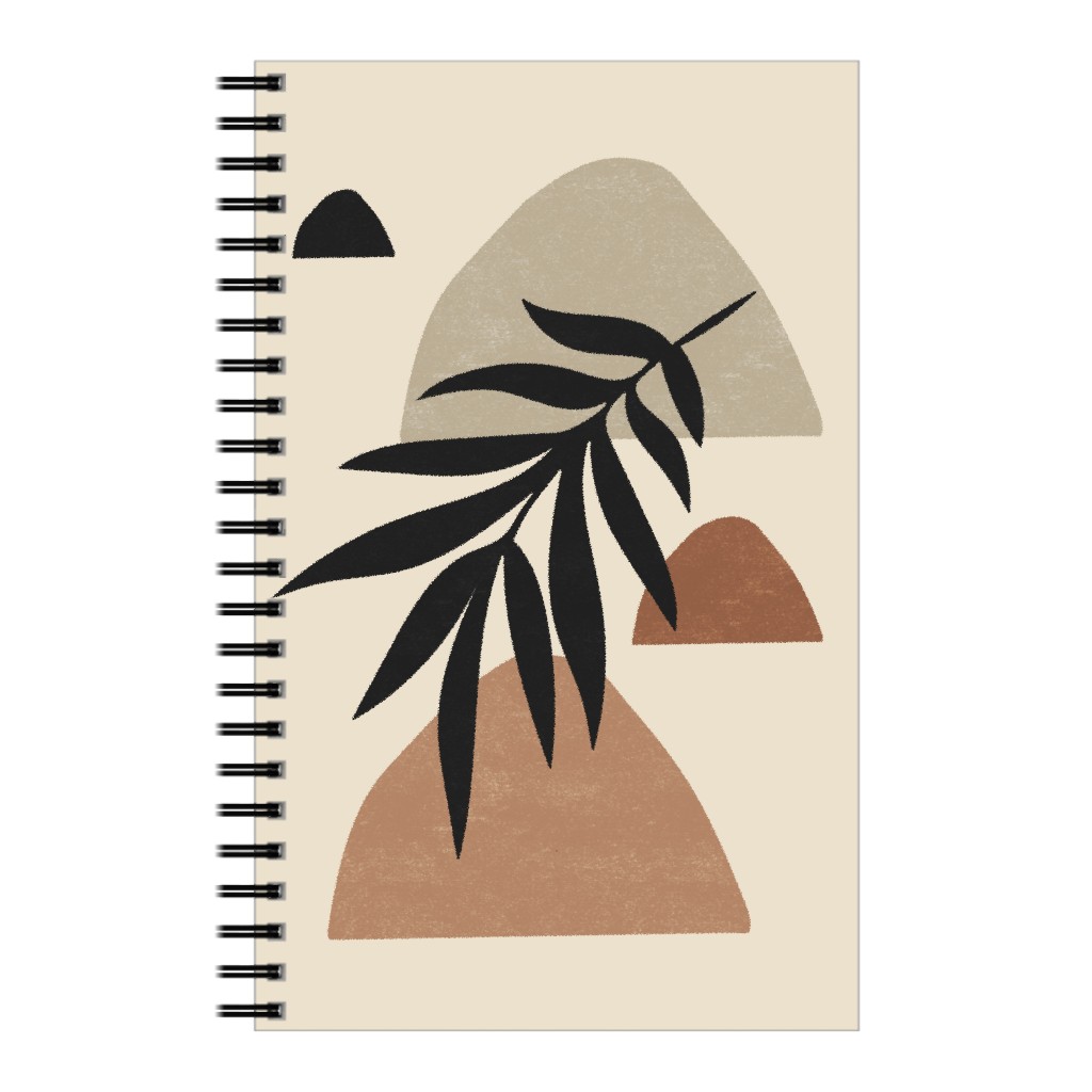 Abstract Palm - Neutral Notebook, 5x8, Beige