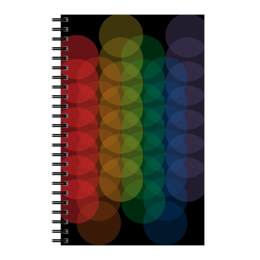 Colorful Rainfall - Multi Notebook, 5x8, Multicolor