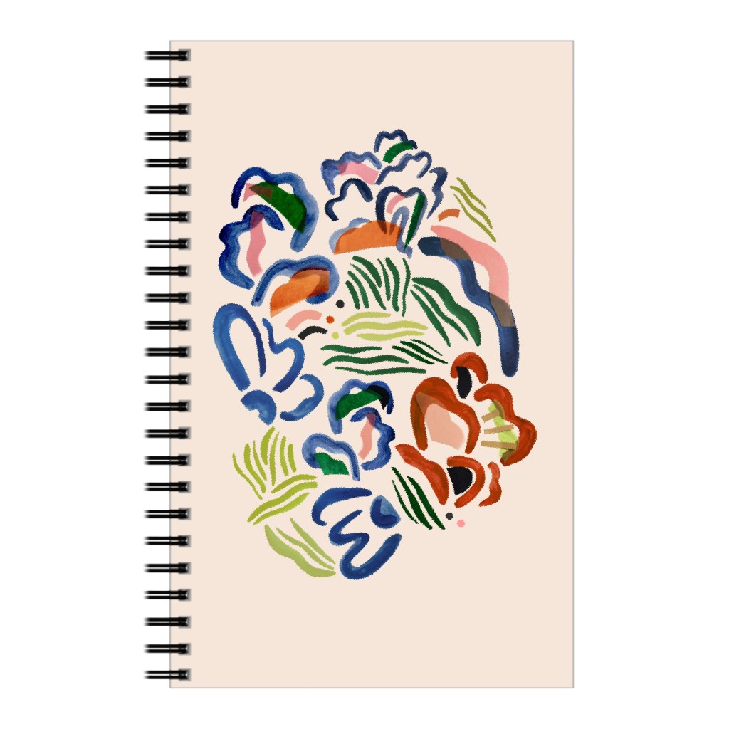Garden Watercolor - Multi Notebook, 5x8, Multicolor