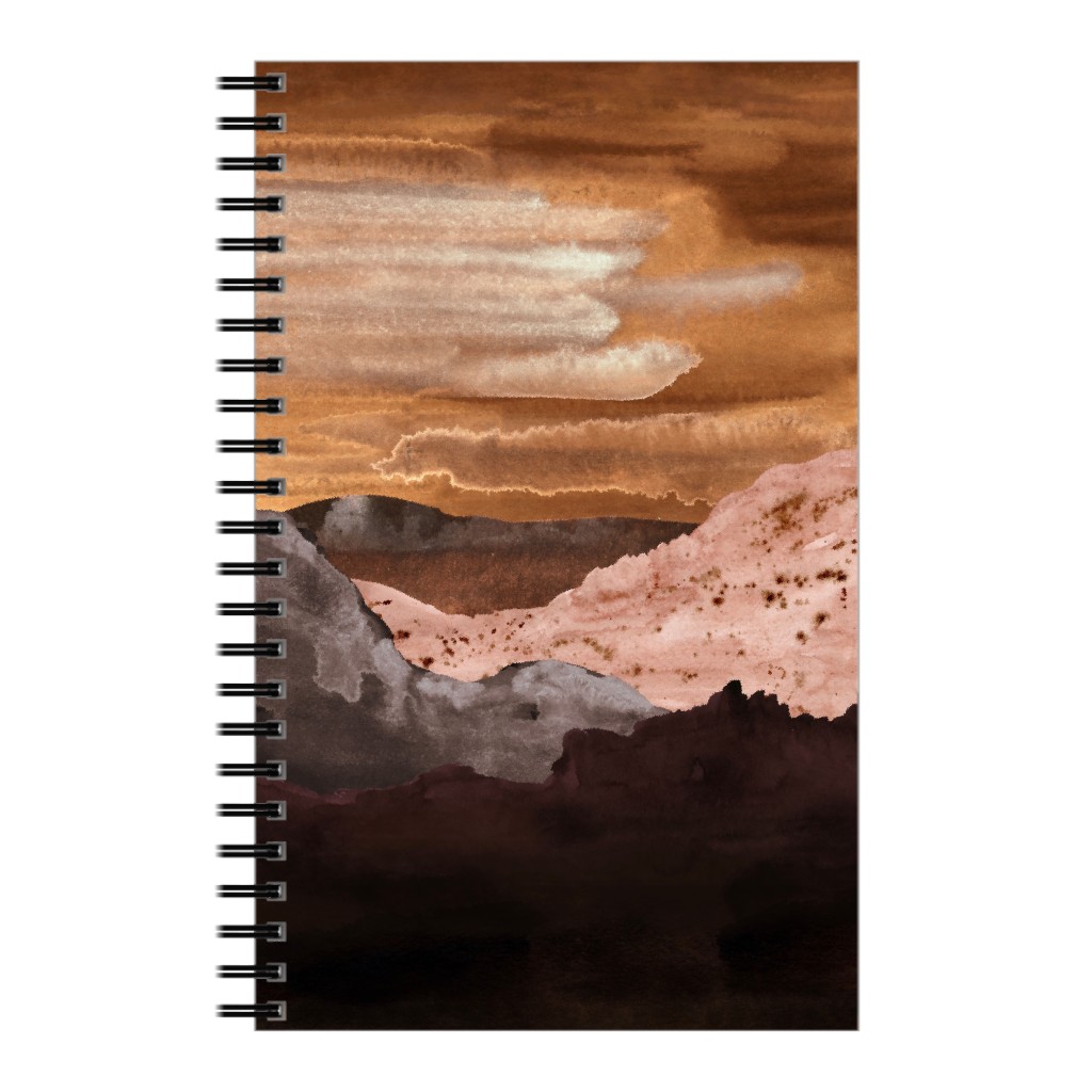 Canyon Sunset Notebook, 5x8, Orange