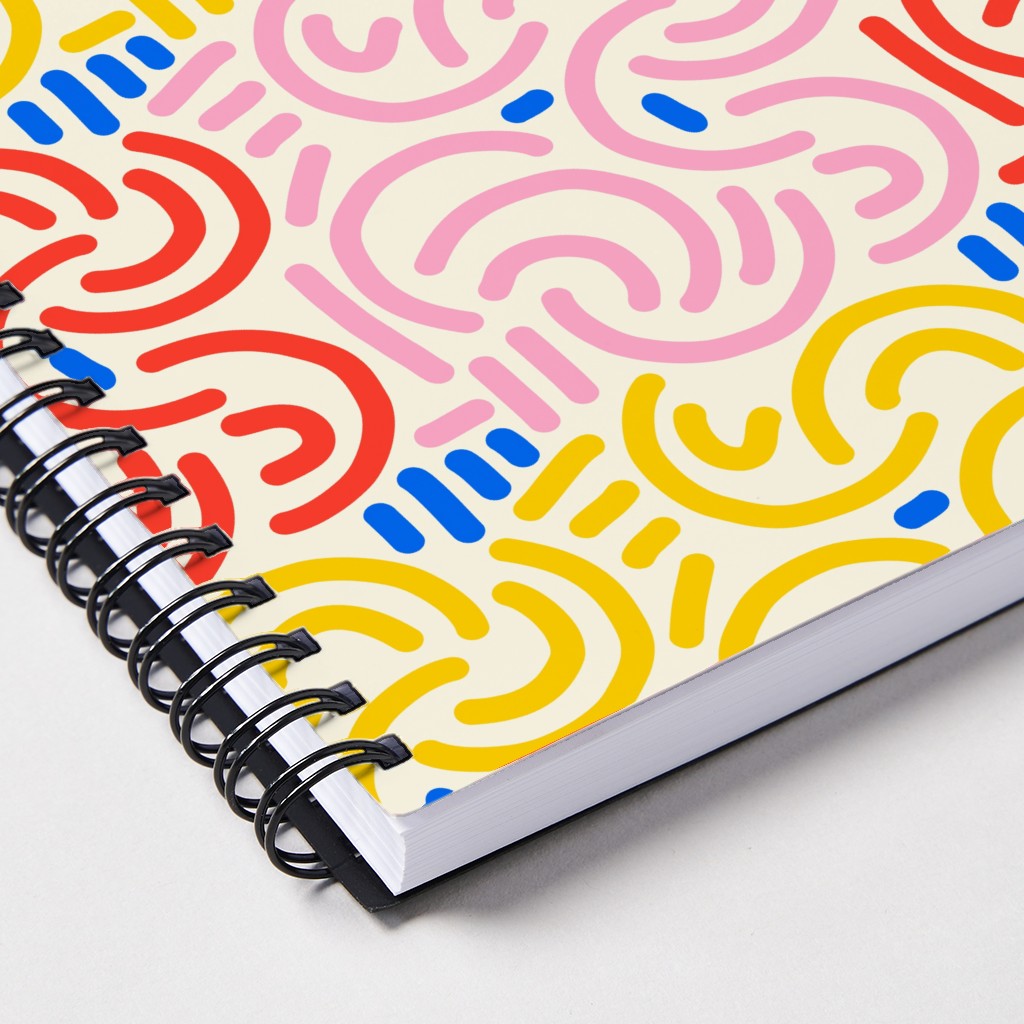 Half Circles and Lines Notebook | Shutterfly