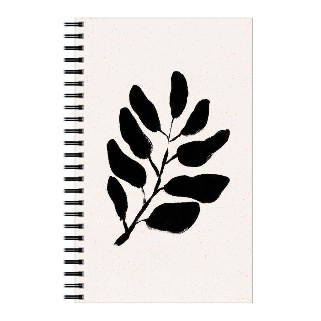 Acryl Leaf - Neutral Notebook, 5x8, Beige