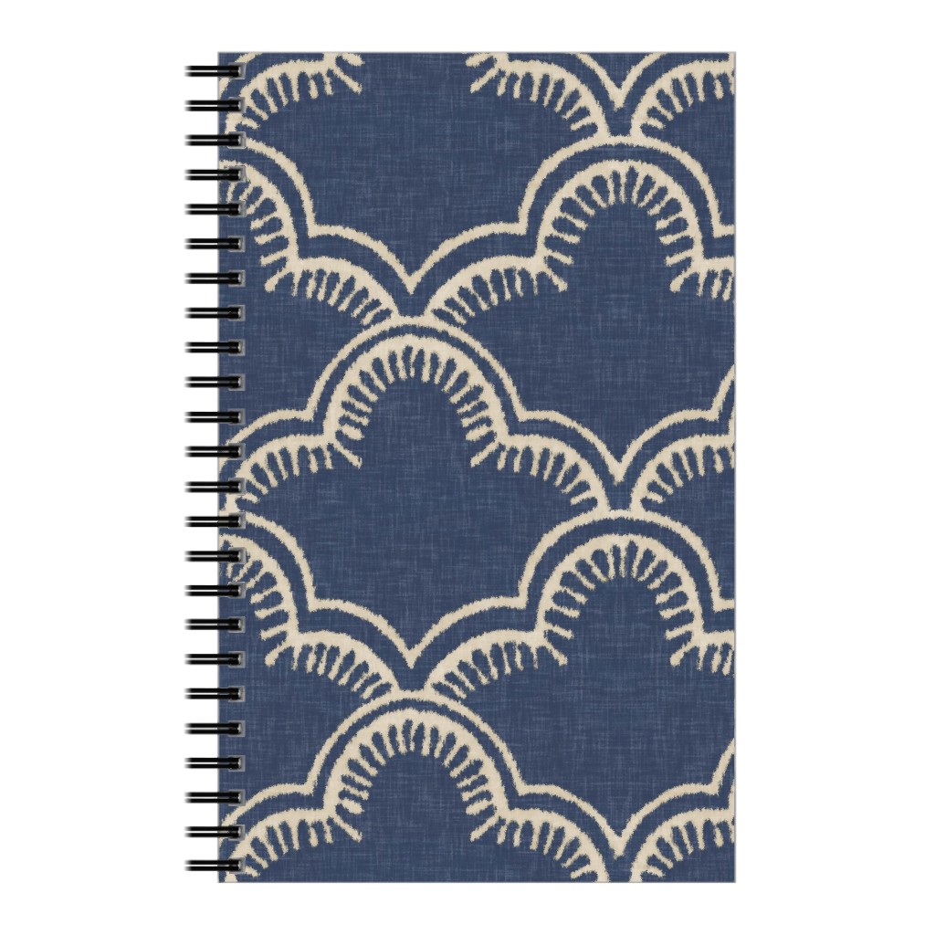 Tangier Notebook, 5x8, Blue, Gray