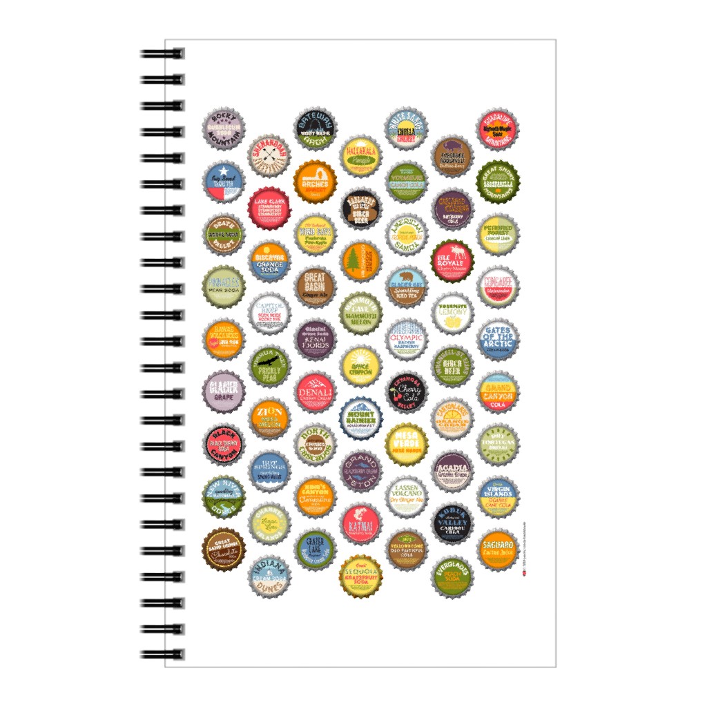 Soda Nation - Multi Notebook, 5x8, Multicolor