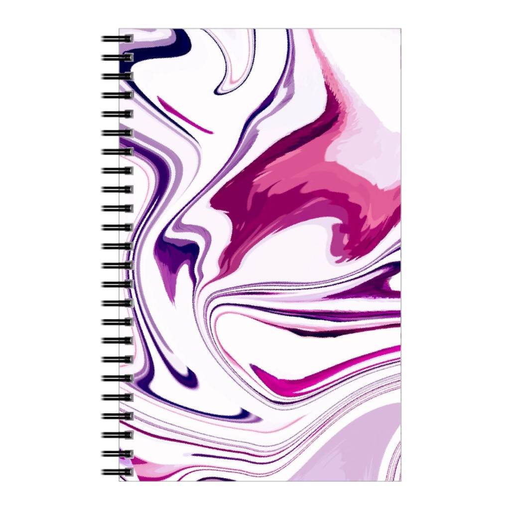 Marble - Mulberry Notebook, 5x8, Pink