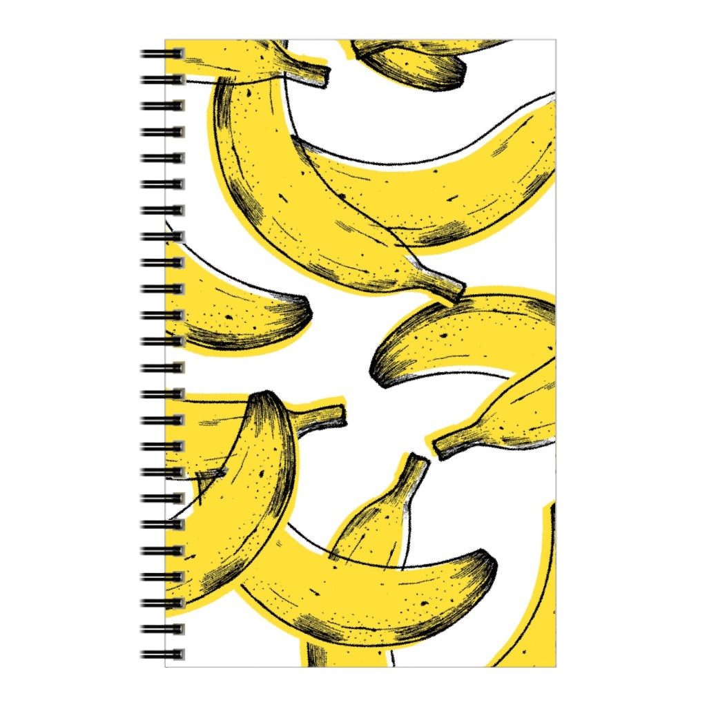 Banana Notebook, 5x8, Yellow