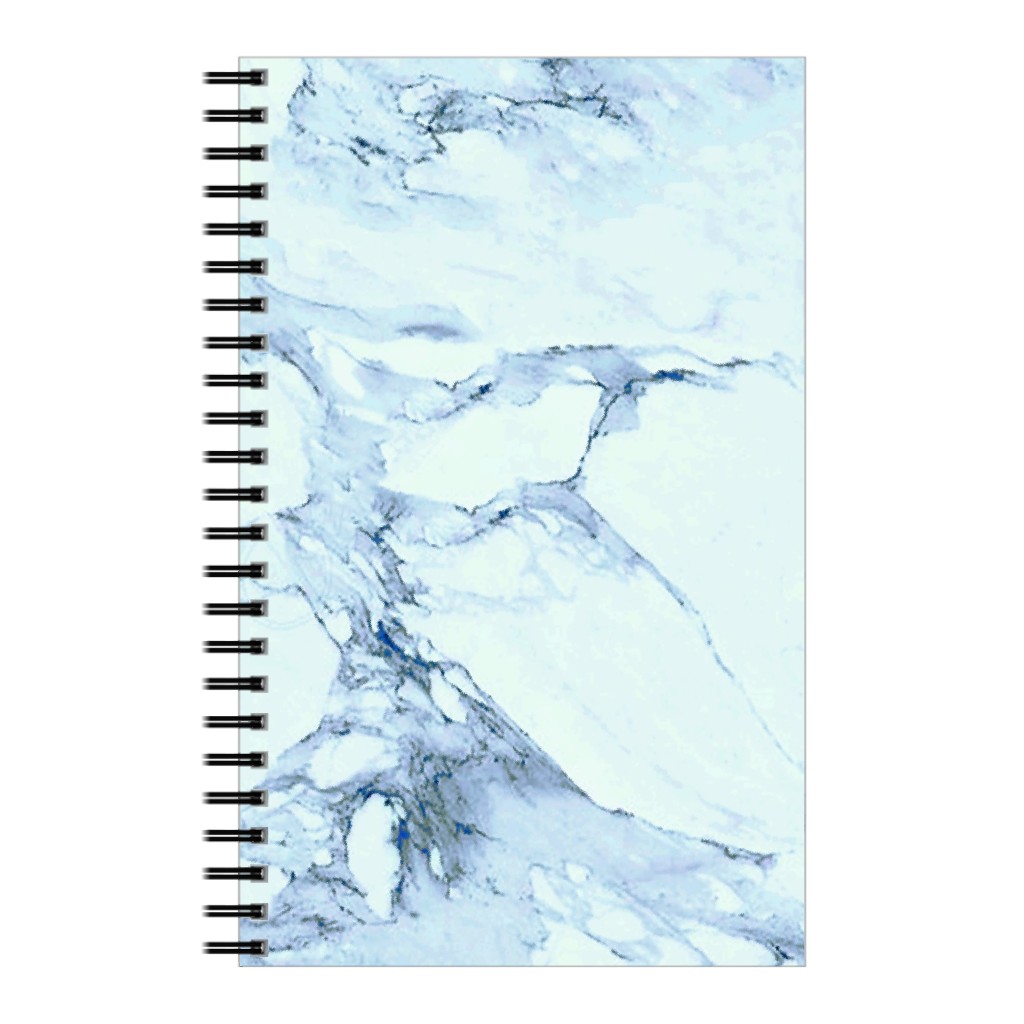 Marble - Blue Notebook, 5x8, Blue