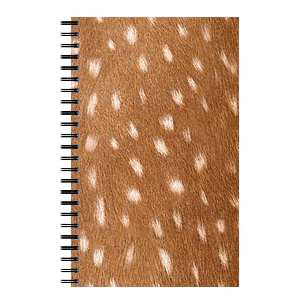 Bright Deer Hide- Brown Notebook, 5x8, Brown