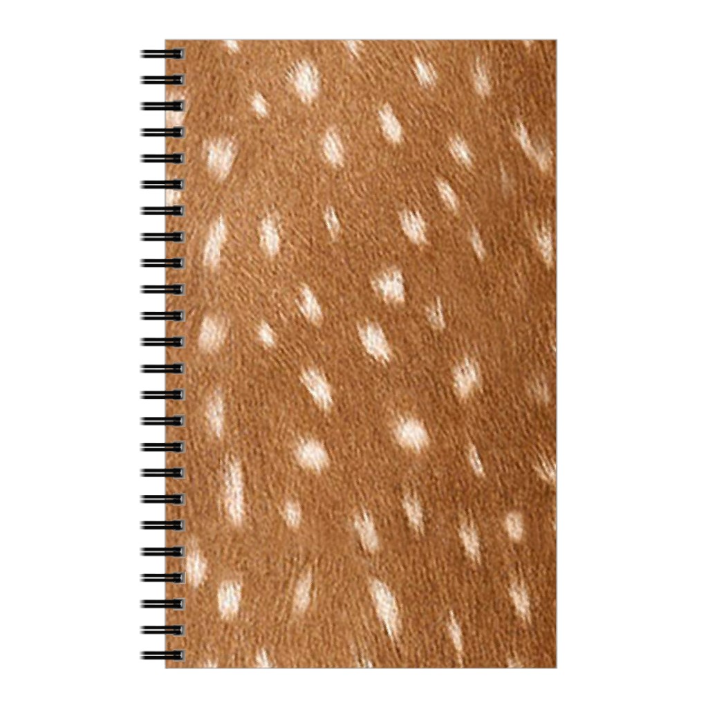 Bright Deer Hide- Brown Notebook, 5x8, Brown, Brown