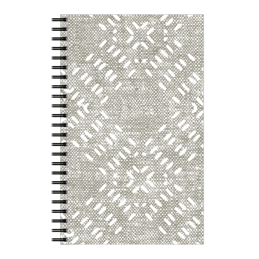 Modern Farmhouse Tile - Neutral Notebook, 5x8, Gray