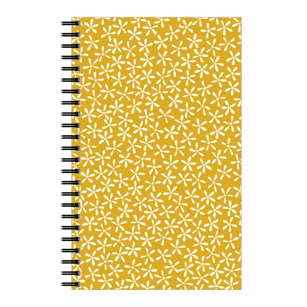 Hellow Spring - Mustard Yellow Notebook, 5x8, Yellow