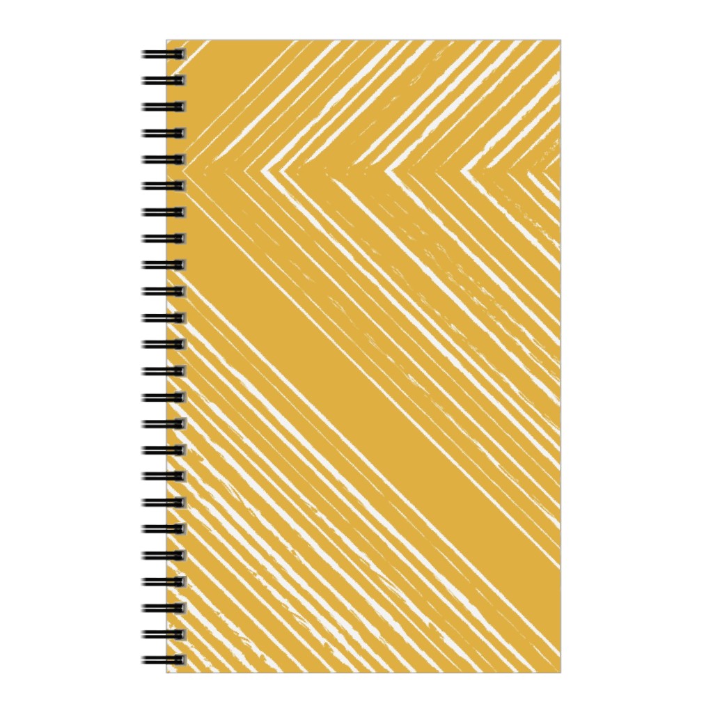 Modern Farmhouse - Mustard Notebook, 5x8, Yellow