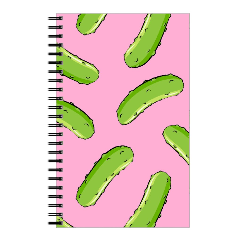 Pickles - Pink Notebook, 5x8, Pink