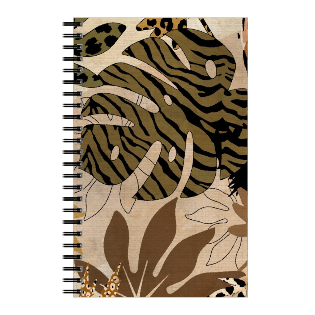 Safari Camouflage - Earthy Notebook, 5x8, Brown