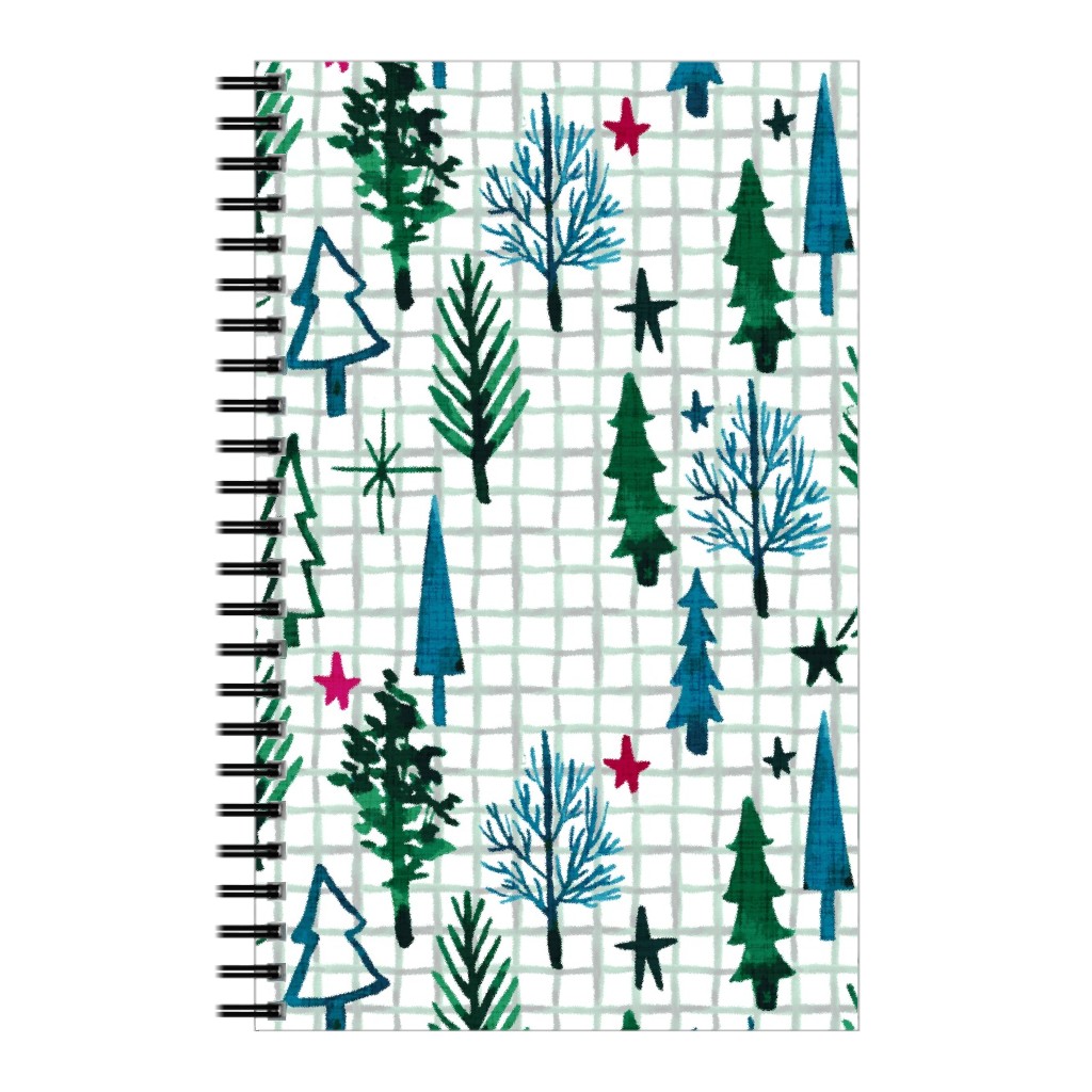Noel Collection - Winterscape Notebook, 5x8, Green