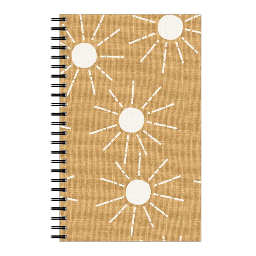Summer Sunshine - Mustard Yellow Notebook, 5x8, Yellow