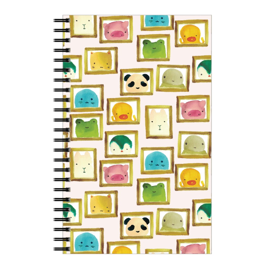 Animal Portraits - Multi Notebook, 5x8, Multicolor