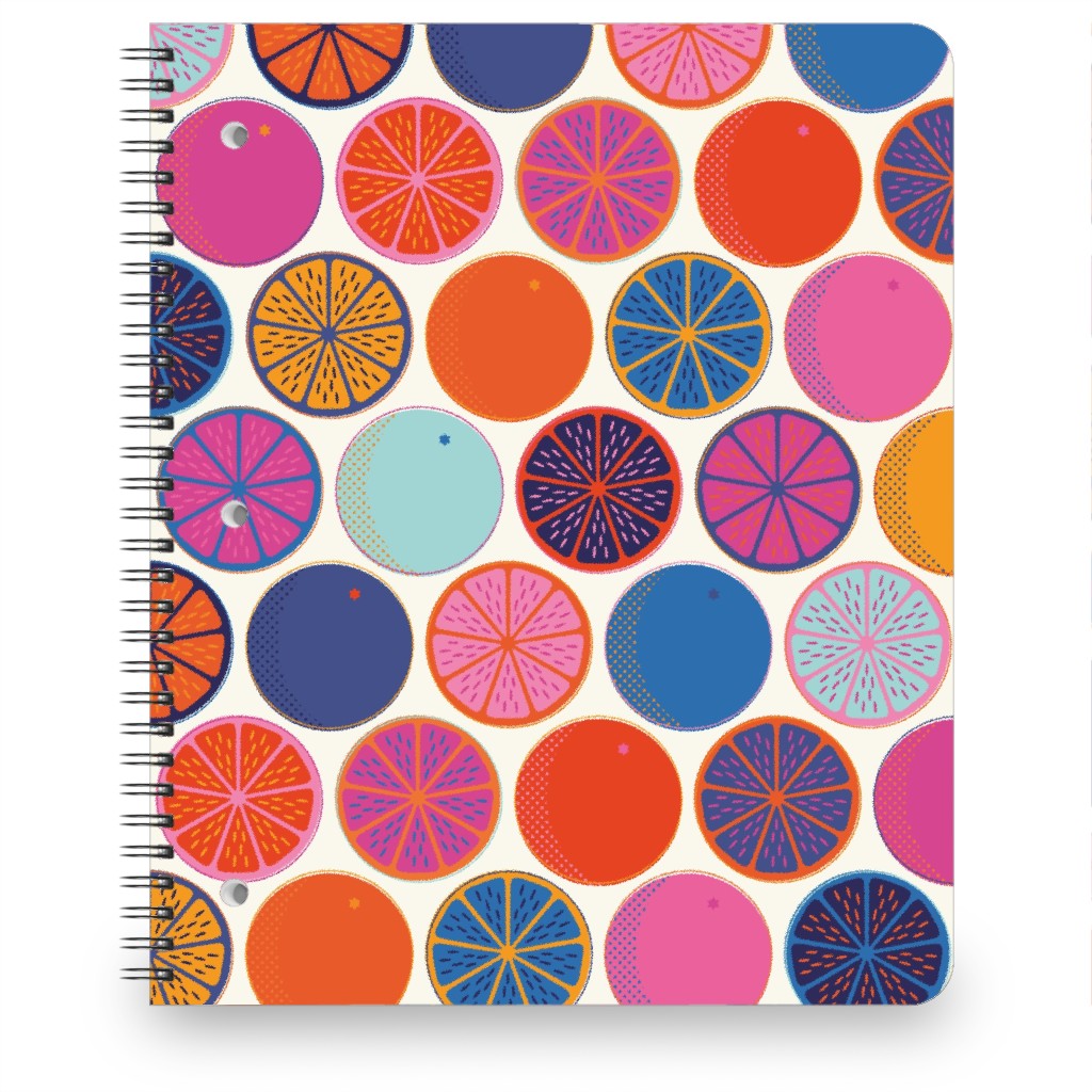 Orange Pop - Multi Notebook, 8.5x11, Multicolor