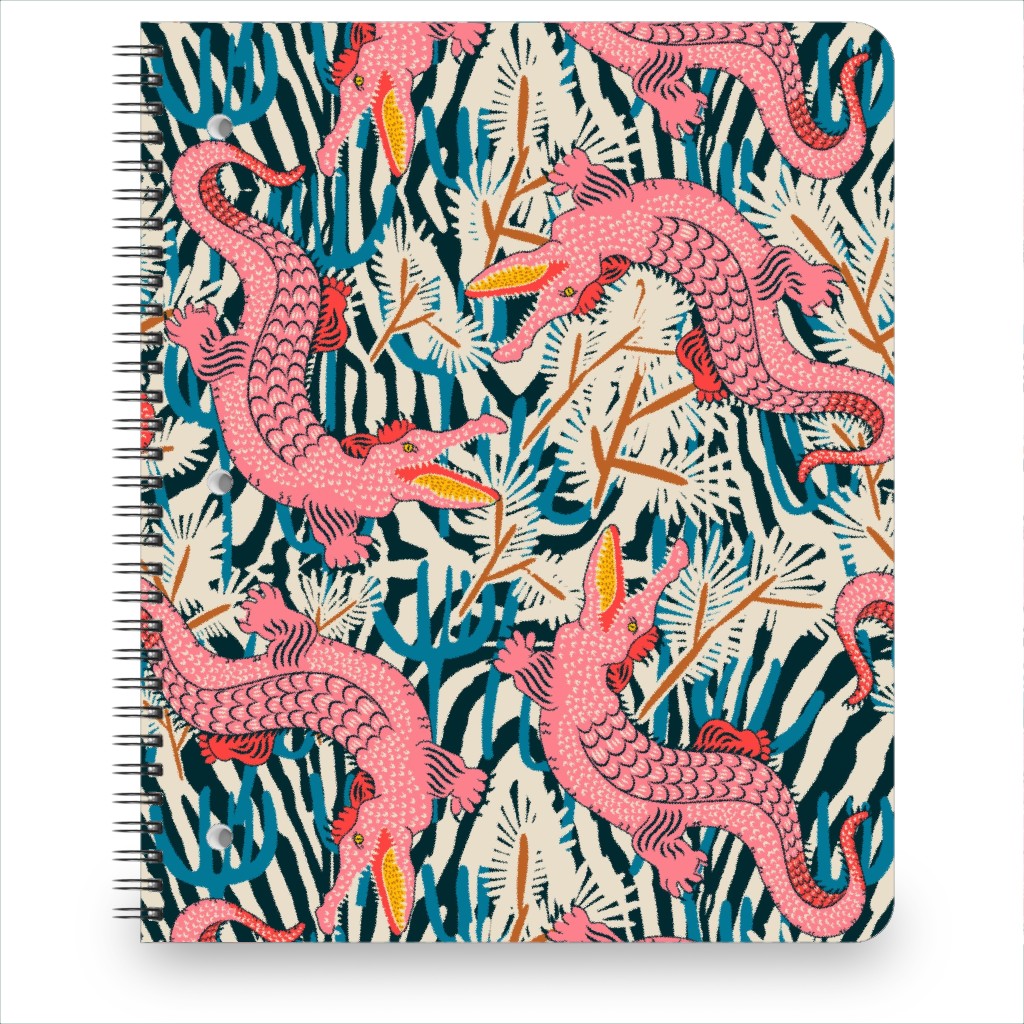 Bazaar Cosmic Gator - Multi Notebook, 8.5x11, Multicolor
