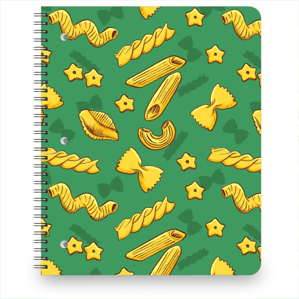 Pasta Notebook, 8.5x11, Green, Spearmint