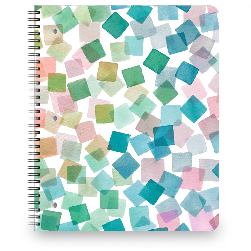 Confetti Party - Spring Pastel Notebook, 8.5x11, Multicolor