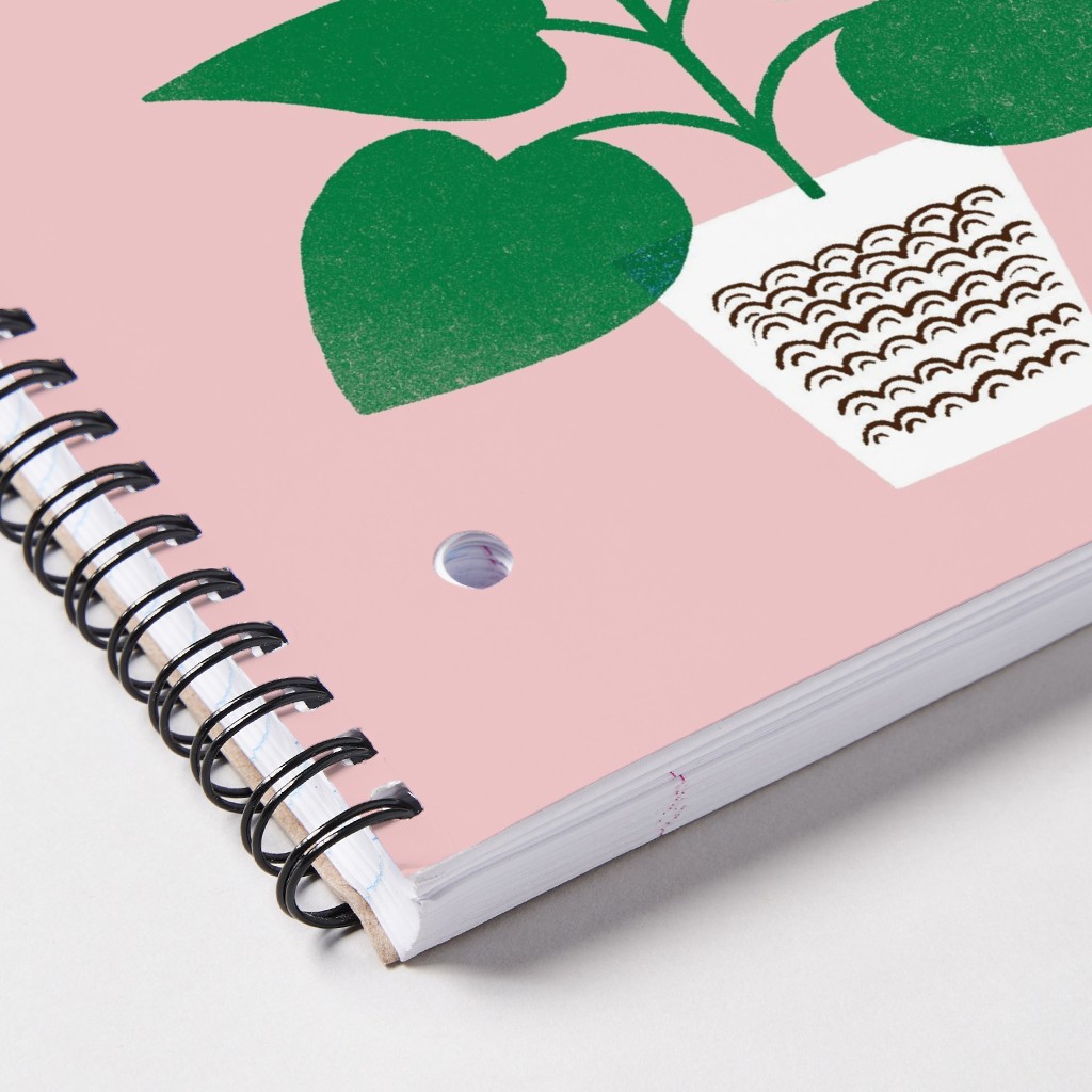 Home Is Where the Plants Are Pink Notebook Shutterfly