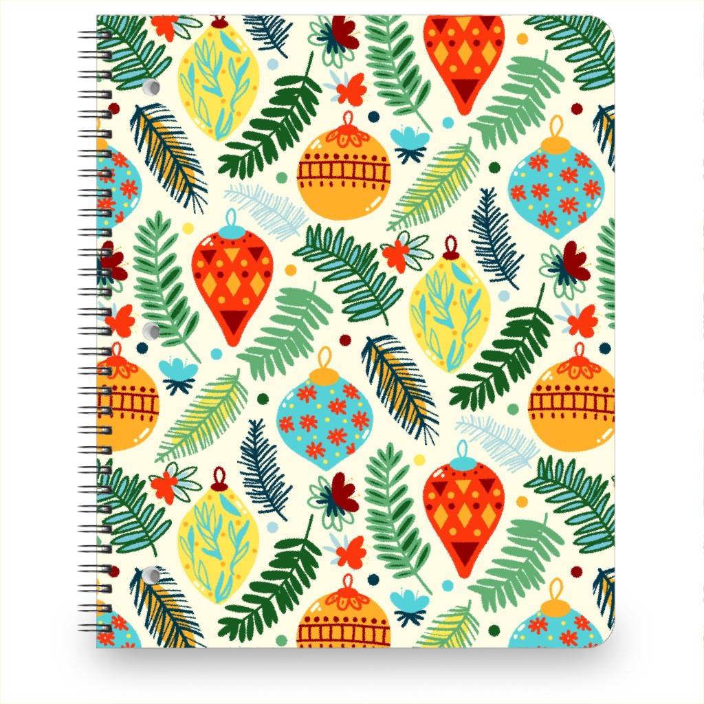 Colorful Christmas Classic - Multi Notebook, 8.5x11, Multicolor