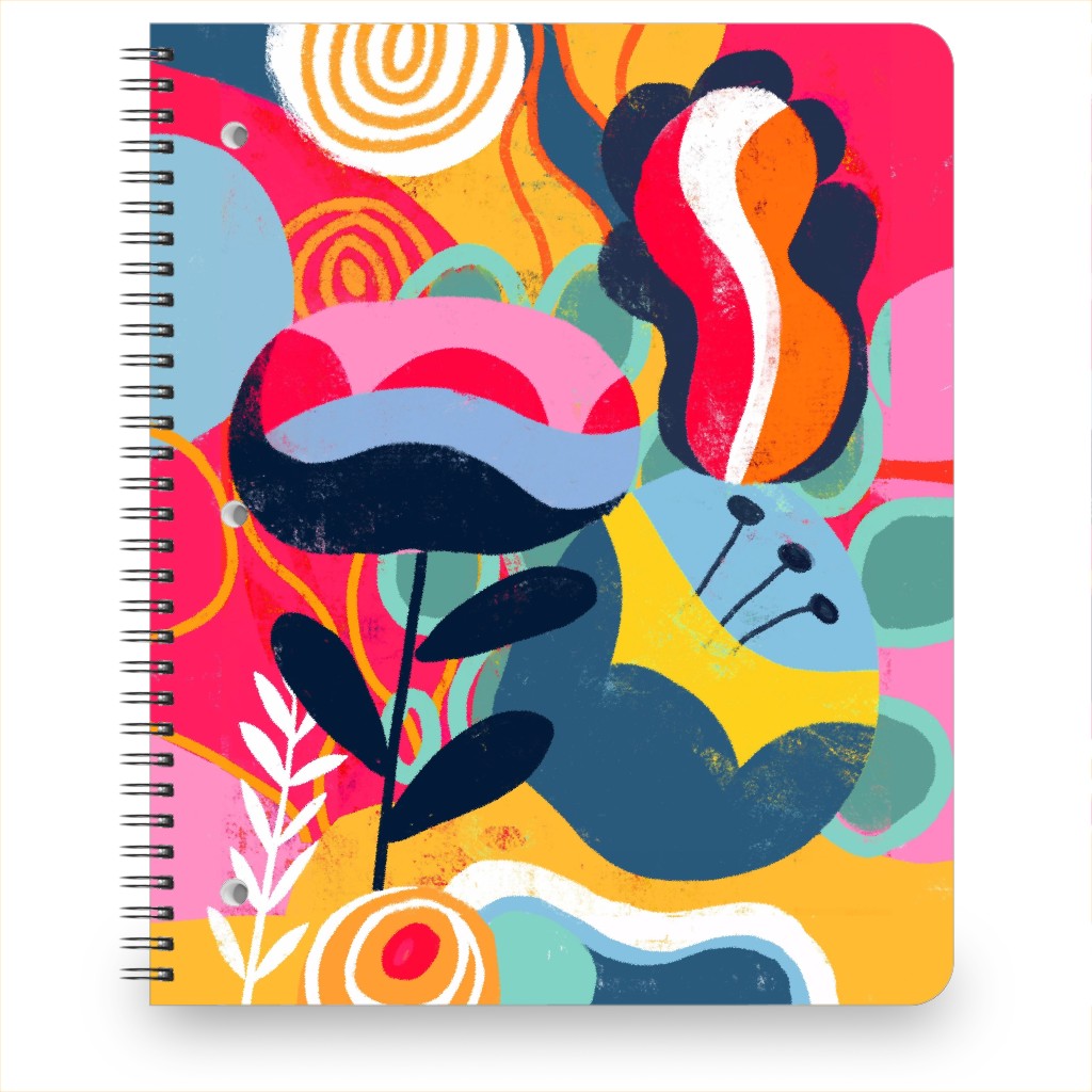 Think Big in Colors - Vibrant Notebook, 8.5x11, Multicolor
