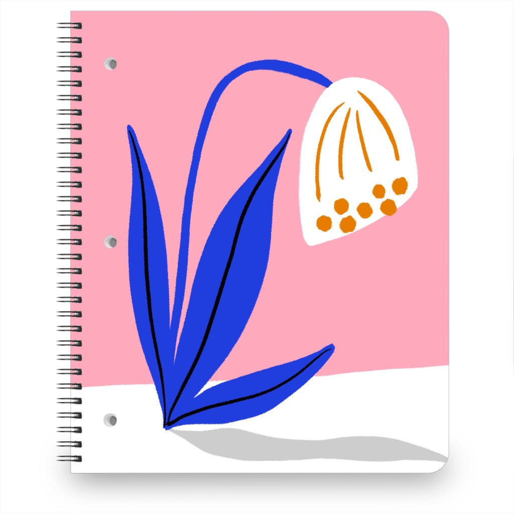 Derp Flower - Multi Notebook, 8.5x11, Multicolor