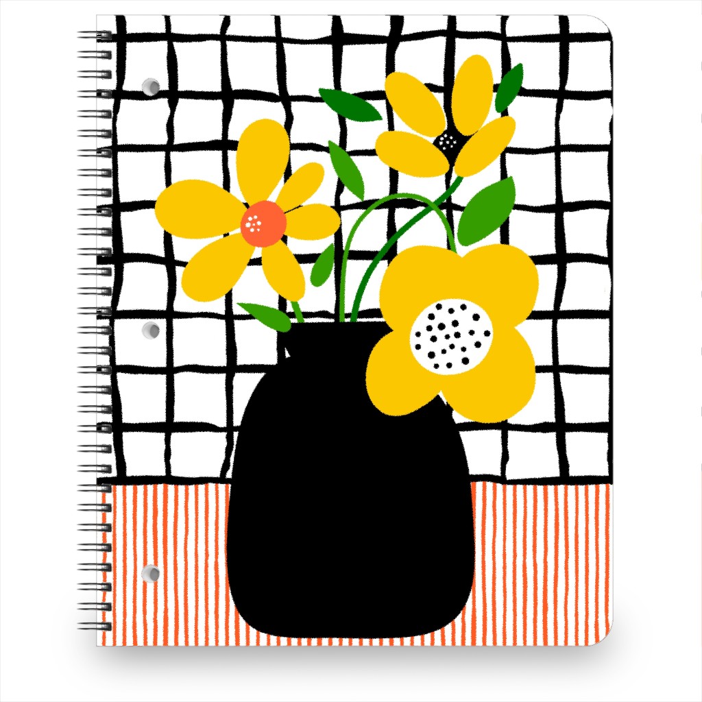 Happy Florals - Multi Notebook, 8.5x11, Multicolor
